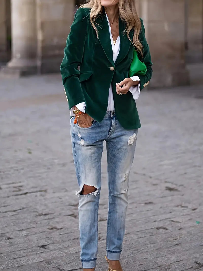 Keet™ | Elegante Blazer van Fluweel