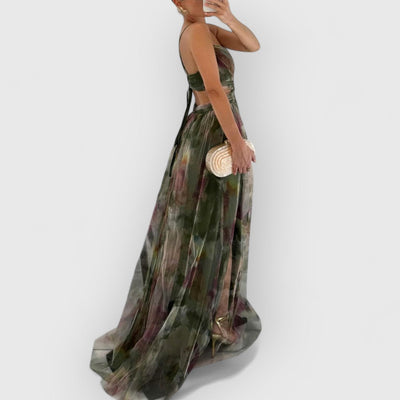 Lysbeth™ | Maxi-jurk met bloemenprint