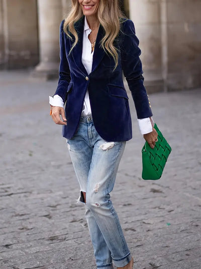Keet™ | Elegante Blazer van Fluweel