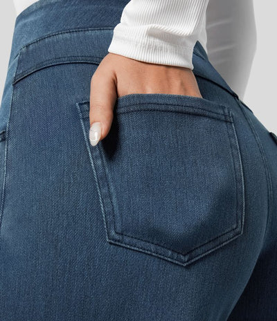 Ellis™ | Comfy Elastische Broek met Hoge Taille