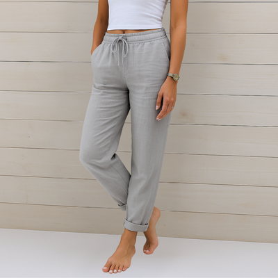 Elara™ | Luchtige Zomerbroek met Elastische Taille
