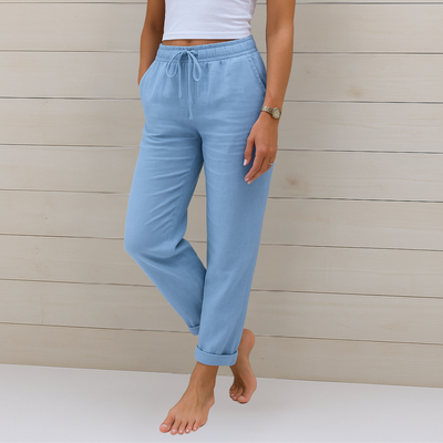 Elara™ | Luchtige Zomerbroek met Elastische Taille