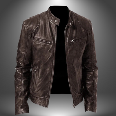 Nero™ | Stoer Leren Herenjack
