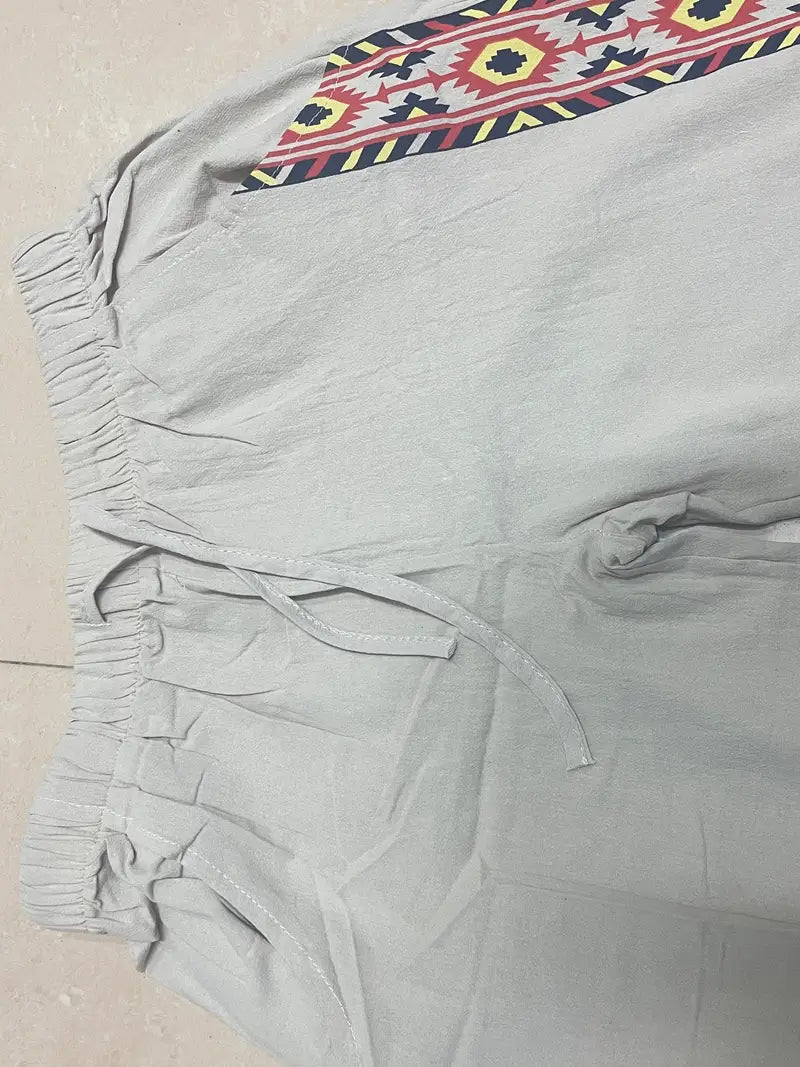 Nilo™ | Luchtige Herenbroek met Etnisch Patroon