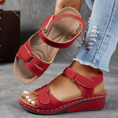 Noëmi™ | Comfortabele Verstelbare Sandalen met Sleehak