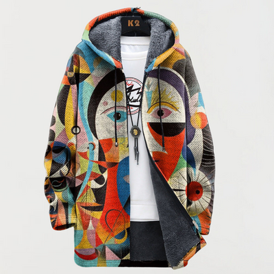 Anke™ | Hoodie met Artistieke Print