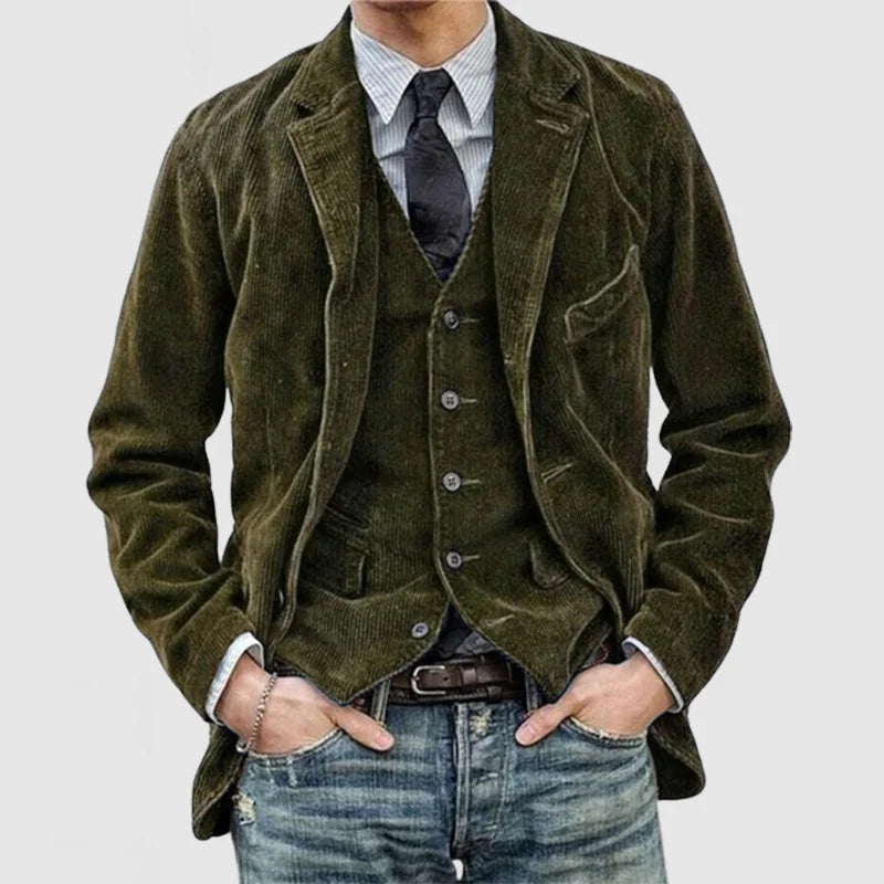 Gabriel™ | Corduroy Blazer met Gilet