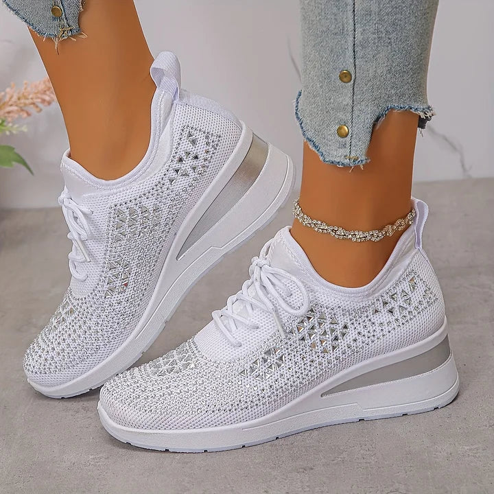 Jolien™ | Sportieve Sneakers met Strass