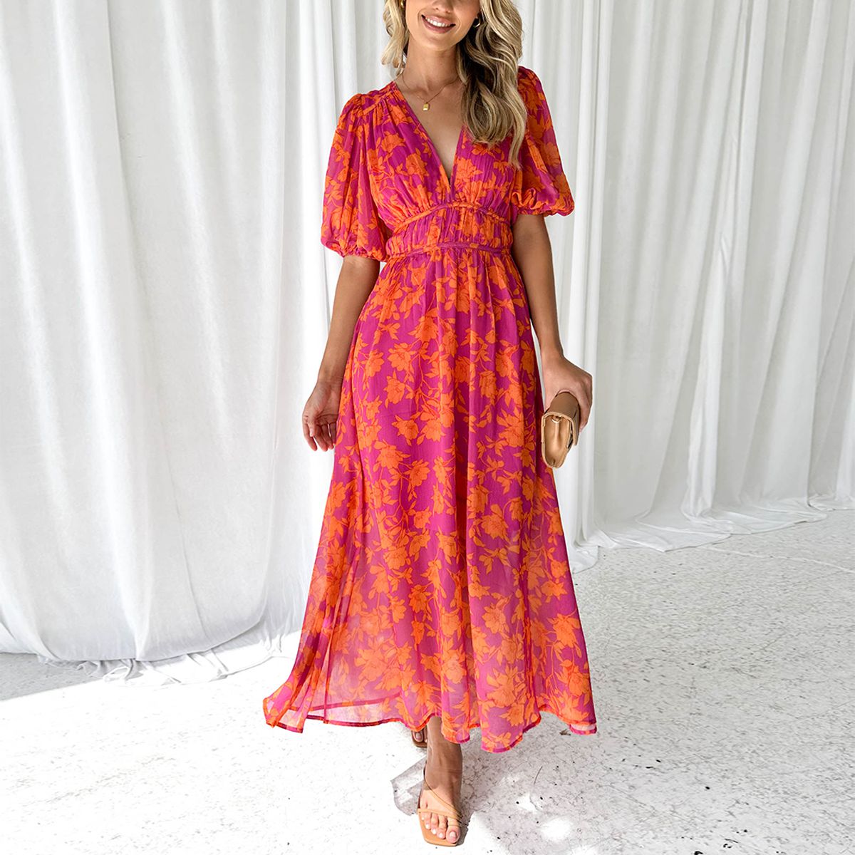 Clara | Maxi Lente Jurk