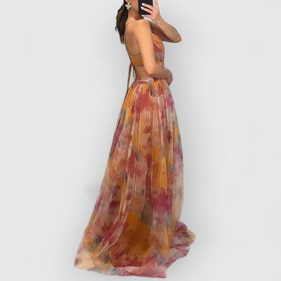 Lysbeth™ | Maxi-jurk met bloemenprint