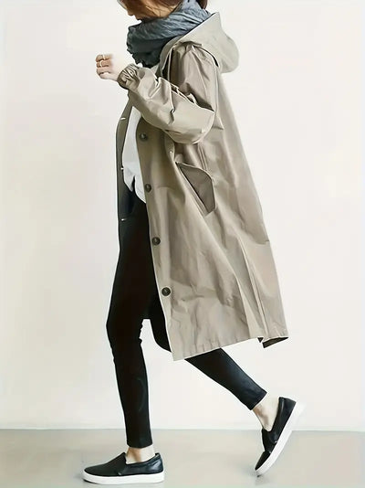 Leyna™ | UrbanShield Regenjas in Oversized Look