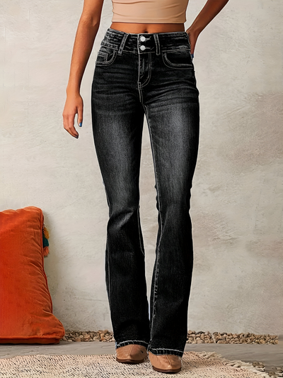 Aria™ | Hoge taille flared jeans