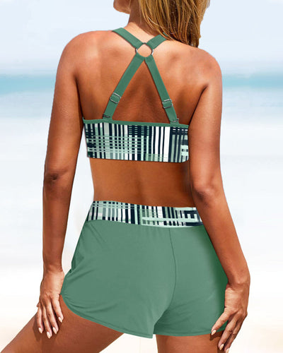 Eef - Hoge Taille Ribbet Bikini