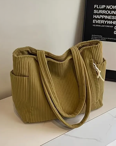 Maira™ | Geribbelde Casual Schoudertas