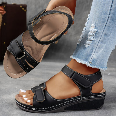 Noëmi™ | Comfortabele Verstelbare Sandalen met Sleehak