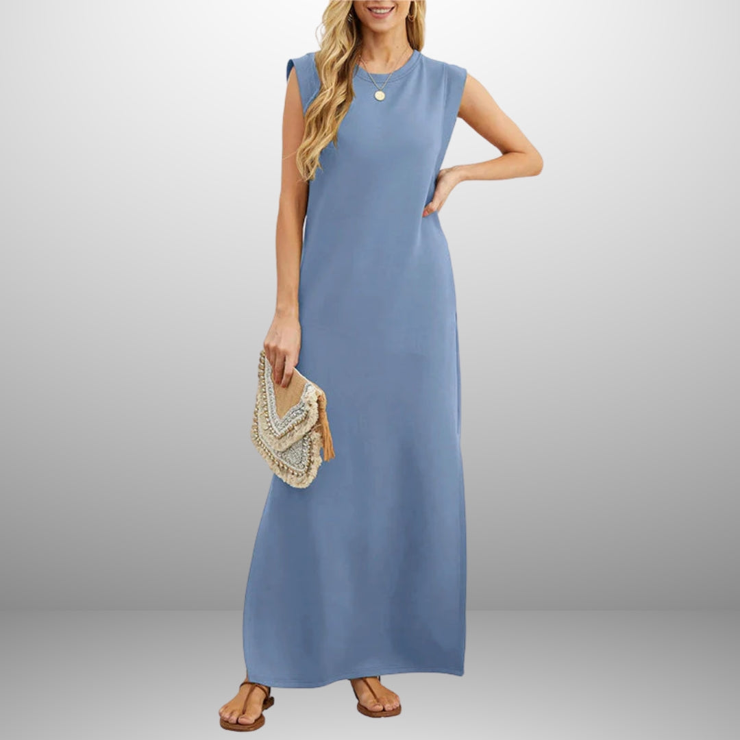 Noudine™ | Elegante Mouwloze Maxi-jurk