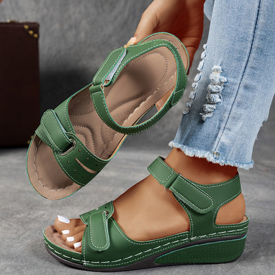 Noëmi™ | Comfortabele Verstelbare Sandalen met Sleehak