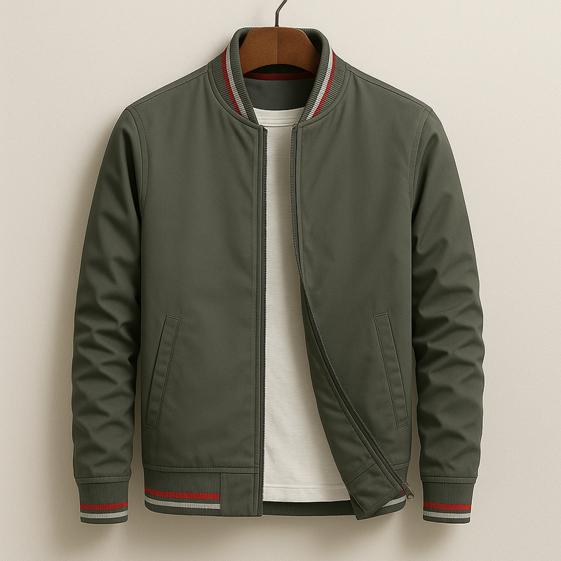 Dario™ | Stijlvol  Bomberjack met Sportieve Accenten