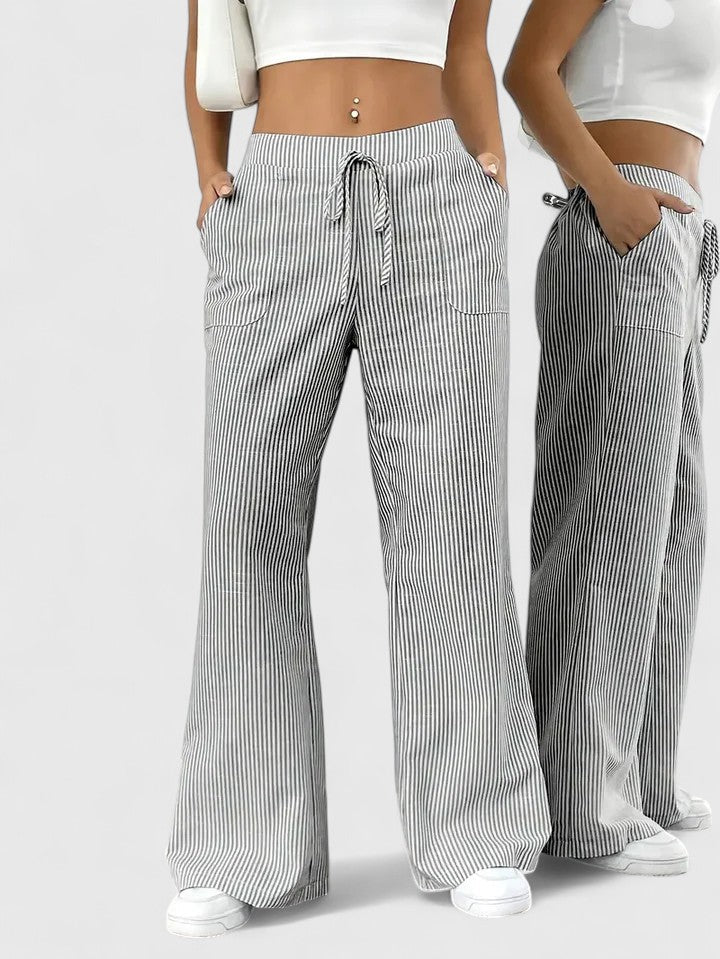 Niva™ | Luchtige Gestreepte Zomerbroek