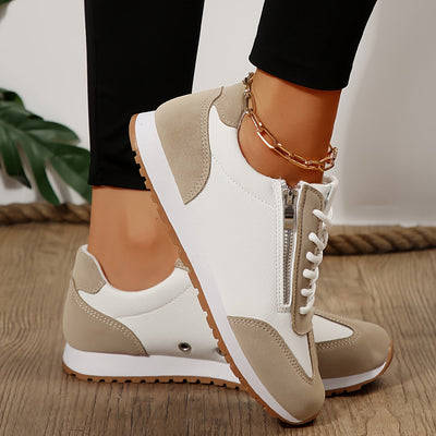 Marloes™ | Sportieve Dames Sneakers met Neutrale Tinten