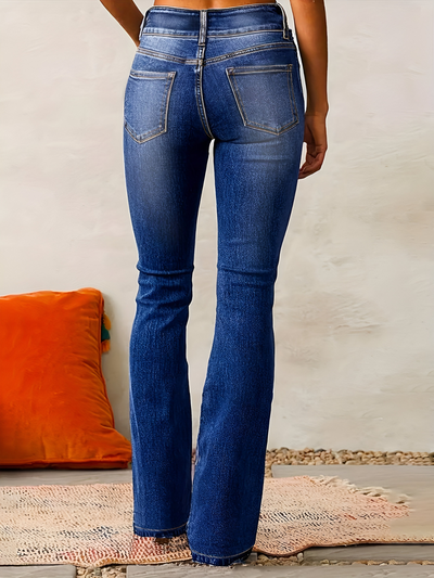 Aria™ | Hoge taille flared jeans