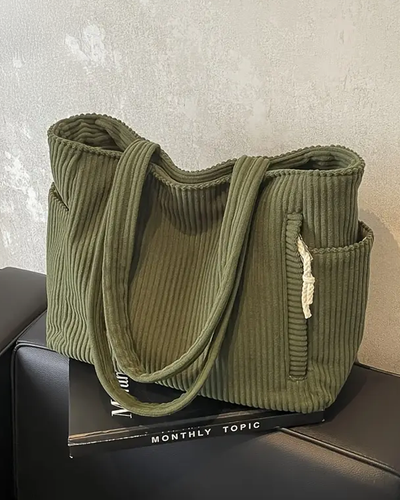 Maira™ | Geribbelde Casual Schoudertas
