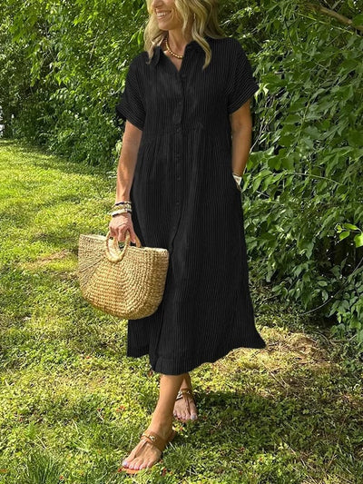 Laurinde™ | Casual Gestreepte Zomerjurk
