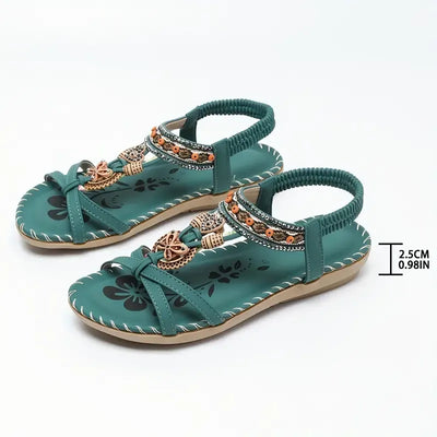 Renske™ | Elegante Boho Sandalen met Versiering