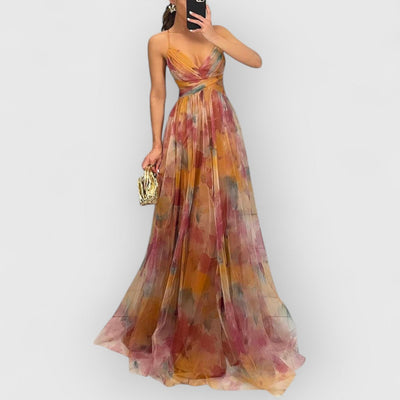 Lysbeth™ | Maxi-jurk met bloemenprint