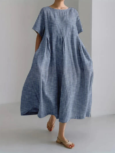 ELEANOR™ | RETRO STREEPJES LOSSE JURK