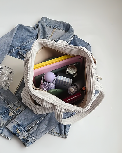Maira™ | Geribbelde Casual Schoudertas
