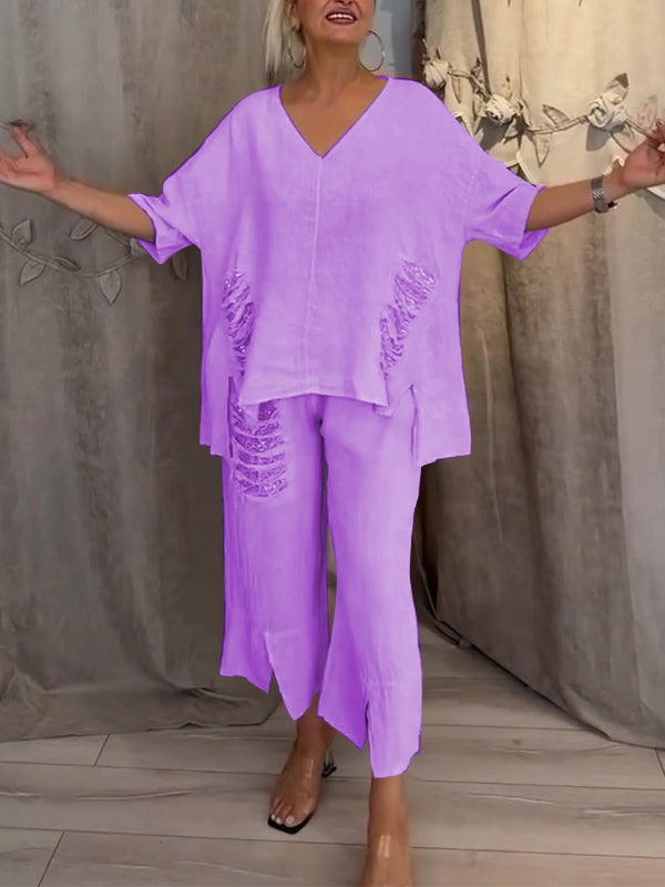 Aylin™ | Luchtig Setje met Unieke Details