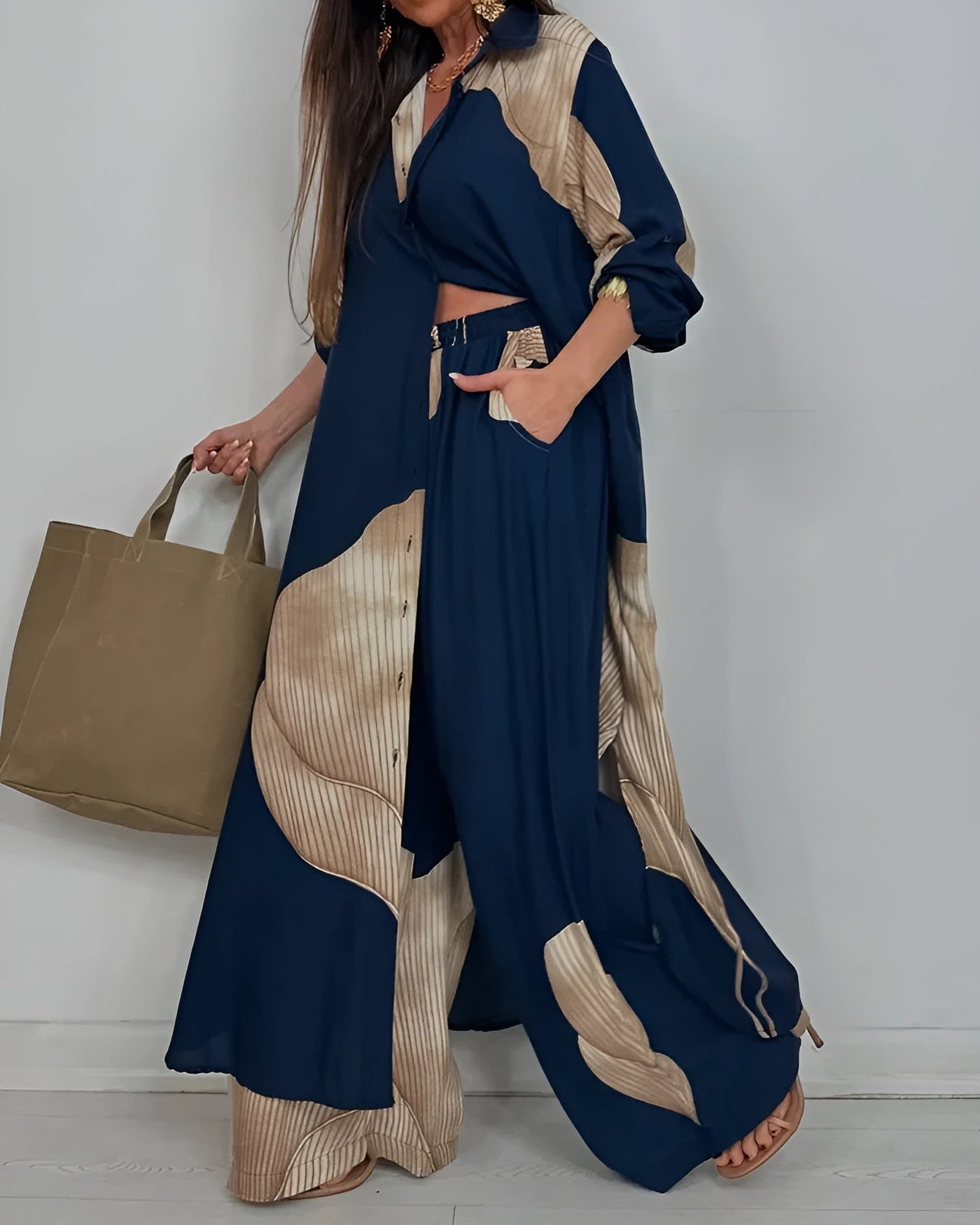 Beertje™ | Elegante Driedelige Set met Statement Flair