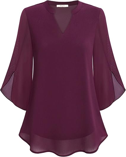 Eliane™ | Elegante V-Hals Blouse