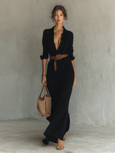 Myrthe™ | Elegante Maxi Jurk