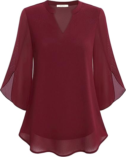Eliane™ | Elegante V-Hals Blouse