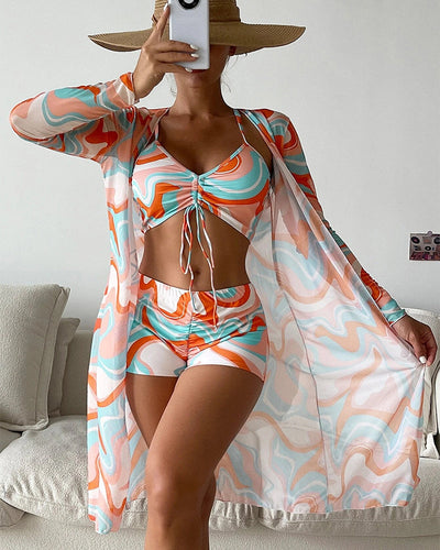Dinja | 3-Delige Bikini Set met Print