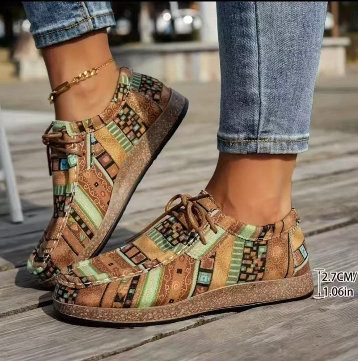 Nayeli™ | Casual Patchwork Schoenen