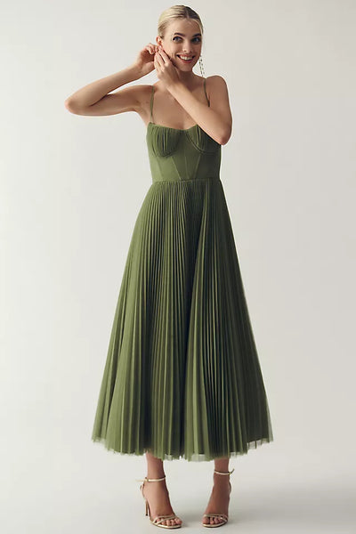 Olivia | Elegante Geplooide Jurk