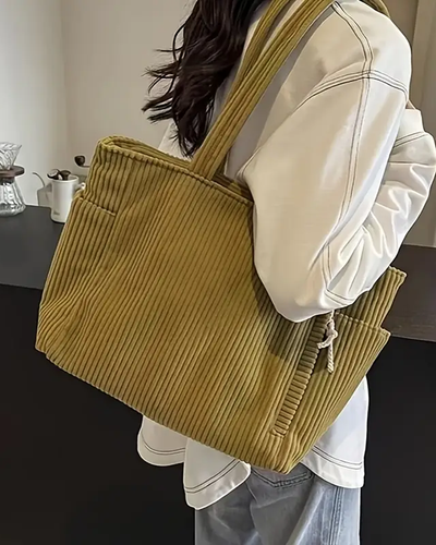 Maira™ | Geribbelde Casual Schoudertas