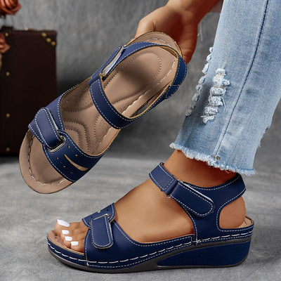 Noëmi™ | Comfortabele Verstelbare Sandalen met Sleehak