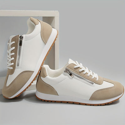 Marloes™ | Sportieve Dames Sneakers met Neutrale Tinten