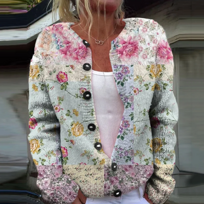 Lowri™ | Bloemenprint vest