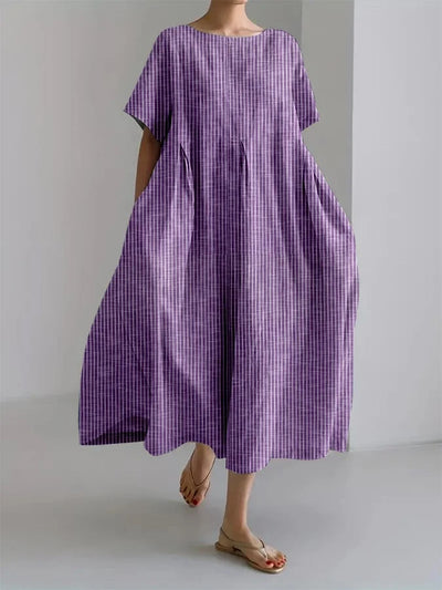 ELEANOR™ | RETRO STREEPJES LOSSE JURK