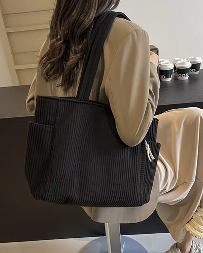 Maira™ | Geribbelde Casual Schoudertas
