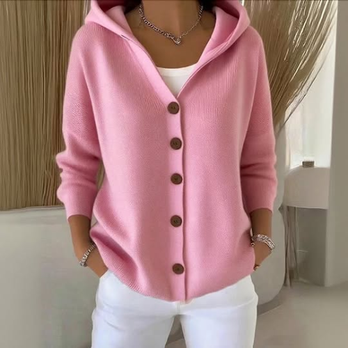 Léonie™ | Zachte Hoodie Cardigan