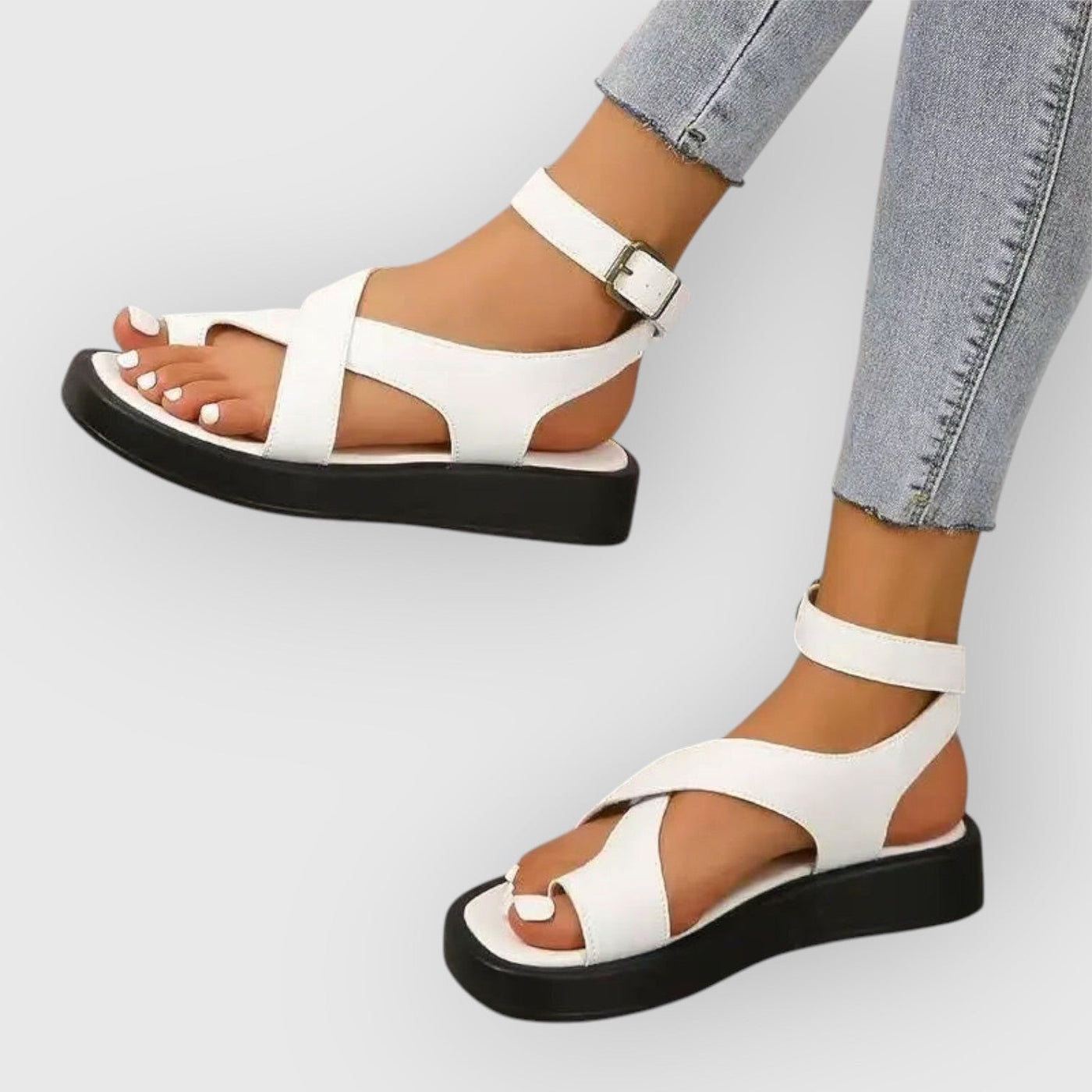Elara™ | Elegante Sandalen met Enkelband