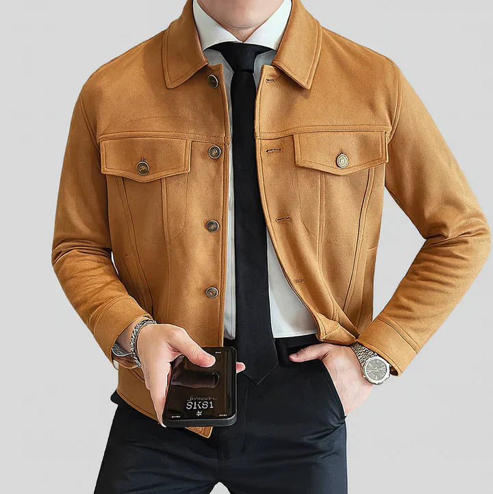 Elias™ | Casual Jas met Knopen