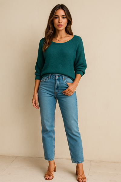 Stien™ | Gebreide Trui met Boothals