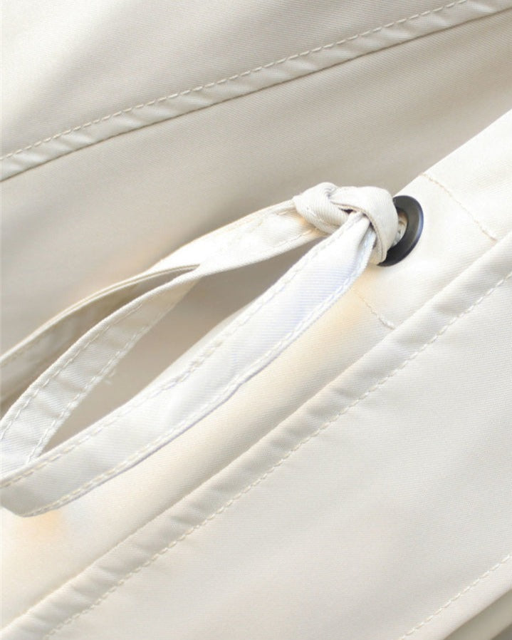 Elodie™ | Tweekleurige Jas met Grote Kraag